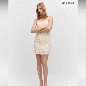 Crochet short dress